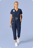 Tenues de travail de qualité supérieure pour dentistes, professionnels de la santé, personnel de salon, personnel d'entretien ménager - Vêtements de travail tricotés confortables pour