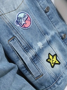 Elegante chaqueta de mezclilla desgastada Casual solapa de un solo pecho manga larga mezcla de algodón prendas de vestir exteriores con bolsillos chaquetas de mezclilla - Product Image 4