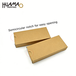 Caja de Papel Kraft Ecológica Huamao con Fondo Automático, Caja de Empaque Personalizada Impresa para Palitos de Café, Palitos de Jugo en Polvo, Barras de Proteína - Product Image 4