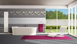 Azulejos de cerámica Orientbell 300X600 SDM Argo Grey Dk acabado mate para baño cocina Backsplash azulejos de suelo de pared de inodoro - Product Image 2