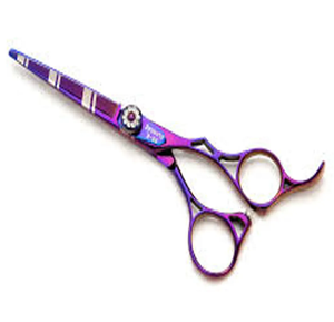 Ciseaux Dragon Ciseaux de coupe de cheveux dorés manche décalé vis ciseaux de salon de coiffure coupe de cheveux en acier inoxydable - Product Image 2