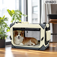 Cage de transport portable pour chien pour SUV, sac de transport pliable pour animaux de compagnie, niche souple pour voiture, maison et extérieur