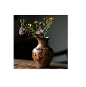 Pot de fleur en bois de qualité fait à la main conception personnalisée Table décorative jardinière en bois Vase de sol fonction fournitures de gros - Product Image 4