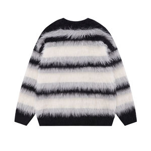 <b>sweater</b> 2026 mohair Color Matching <b>Sweater</b> <b>V</b>-<b>neck</b> Long Sleeve Slim Pullover <b>Sweater</b> Autumn and Winter New Street Muscle <b>Men's</b> - Product Image 6