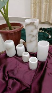 Bougeoir en albâtre naturel à mouvement rapide Le client le plus populaire Favorite Top Rated Collector Item High In Demand Wholesale - Product Image 4