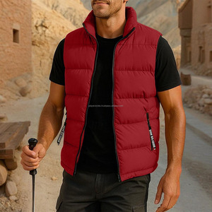 เสื้อกั๊กพัฟเฟอร์ผู้ชาย Player Styles แบบสวมใส่ได้สองด้าน กันลม เหมาะสำหรับฤดูหนาว สไตล์ไฮสตรีท รับผลิตตามแบบ OEM จำหน่ายส่งจำนวนมาก - Product Image 3