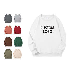 2025 hiver brodé surdimensionné unisexe poids lourd col rond pull haute qualité imprimé grande taille hommes sweat à capuche sweat - Product Image 3