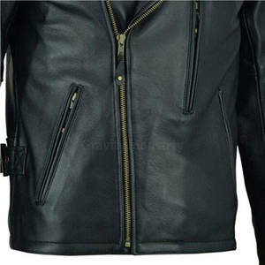 Veste en cuir d'hiver pour homme en cuir de vache respirant, logo frontal décontracté, haute qualité, écologique, en stock, prix raisonnable - Product Image 6