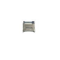 ETEILY Micro SD Card Holder 8 Pin Flip Type bodi logam di