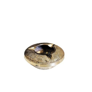 Cendrier en laiton massif fait à la main, style vintage, cendrier en métal martelé avec couvercle, accessoire de fumeur intérieur/extérieur, décoration de la maison, cadeau - Product Image 5