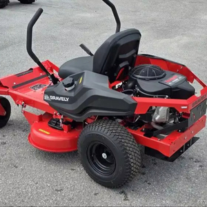 Tondeuse autoportée Gravely ZT 34 de qualité supérieure avec système de ramassage, plateau de coupe industriel de 34 pouces, moteur essence 2 temps, 28V - Product Image 1
