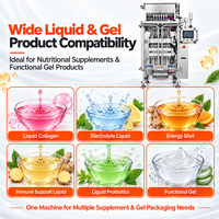 Machine de remplissage et d'emballage automatique multi-voies pour sachets de gel énergétique, gelée, haute vitesse, certifiée CE, haute productivité