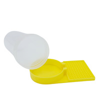 17*16cm Outils de jardinage pour abeilles Apiculture Distributeurs d'eau Sirop de ruche Mangeoires Apiculture Abeille Pollen Patty Alimentation