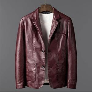 Vestes pour homme personnalisées 2026, vêtements décontractés, nouvelle collection, vestes pour homme de haute qualité, design tendance, veste en cuir pour homme - Product Image 2