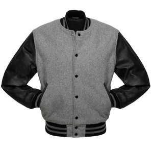 LOW MOQ Varisty Jackets Cuerpo de lana con mangas de cuero-Totalmente hecho a medida-Cualquier color Cualquier diseño - Product Image 4
