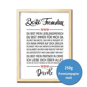 <b>Best</b> <b>Friend</b> Art <b>Print</b> on Paper for Displaying Your Closest Companions - Product Image 3
