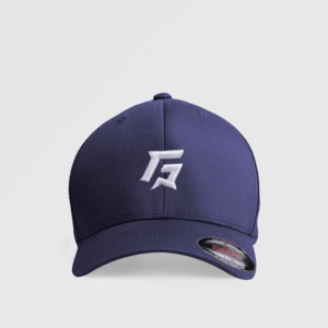 Casquette de sport marine à profil moyen GA avec visière - Product Image 1