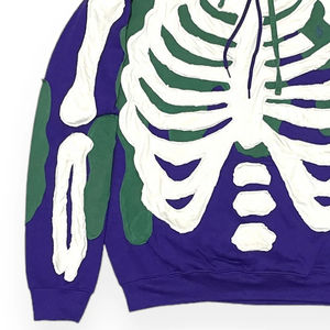 Hoodies d'hiver personnalisés 2026 avec broderie effet vieilli pour hommes – Qualité supérieure, épaules tombantes, logo personnalisé, mode unisexe, polaire, streetwear - Product Image 4