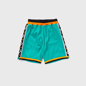 Short en maille de basket-ball classique pour hommes Broderie de vêtements de sport en coton écologique Poches solides Option vierge à bas prix disponible - Product Image 1