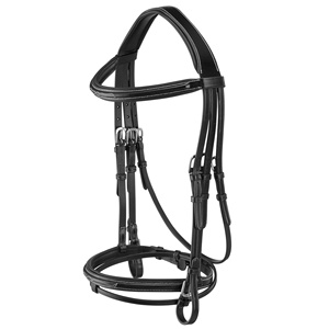 Riendas de brida de cuero inglés de alto rendimiento, hebillas de acero inoxidable con costuras elegantes, carreras de caballos de estilo occidental duraderas - Product Image 1