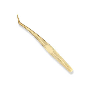 Pince à épiler pour extensions de cils HASIBI NAQIBI SURGICAL CORPORATION, à prise diamant, antistatique, durable, couleur or plasma, vente chaude - Product Image 6