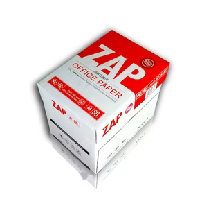 ZAP 100% Papel de copia A4 sin madera 80gsm Papel Bond de fotocopia 75g Papel de impresión de peso - Product Image 1