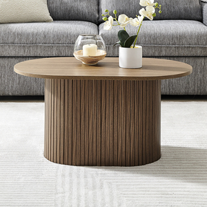 Table basse de forme oblongue avec nouveau design de bande pour la maison salon hôtels restaurants villas halls - Product Image 1