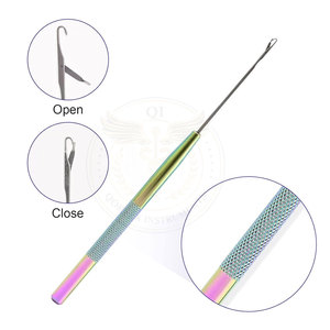 Stainless Steel Hair Extension <b>Hook</b> Needle <b>Tool</b> for Micro Ring Bead Application and Salon Use Durable - Product Image 4
