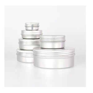Boîtes en aluminium, récipient en métal, pot rond en aluminium pour crème - Product Image 1