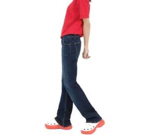 Pantalones Vaqueros Holgados para Mujer, Estilo Informal, Pantalones de Mezclilla con Estilo de Campana, Precio Económico, Nuevo - Product Image 5