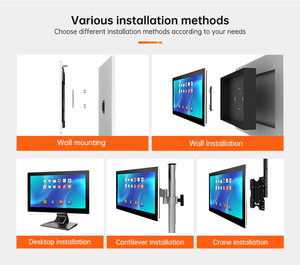 36 मिमी अल्ट्रा-स्लिम औद्योगिक मॉनिटर 10.1 ~ 27 इंच ip65 वाटरप्रूफ rk3568/rk3588 4 + 64 ग्राम कैपेसिटिव टच एंड्रॉइड औद्योगिक पैनल पीसी - Product Image 6