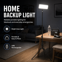Lampe de travail LED rechargeable au lithium 20000mAh avec logo personnalisable, 3500Lm haute luminosité, étanche IP54, base magnétique, camping