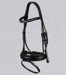 Bridon de cheval en cuir premium 2026, robuste, design selle anglaise, adapté à l'équitation en plein air, service OEM équestre - Product Image 2