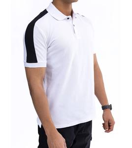OEM Fashionable <b>Twin</b> Color Short Sleeve Men Relaxed Fit Polo Shirt Lengthy and Easy Fit Casual Polo Shirt Customized Logo Outfit - Product Image 4