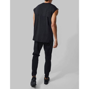 Débardeur en coton avec logo personnalisé pour homme, maillot de gym et de fitness pour l'entraînement et l'entraînement - Product Image 2