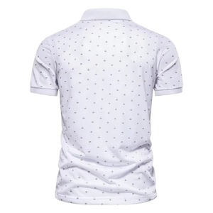 Men's Printed Polo <b>Shirt</b> Slim Fit Casual Short Sleeve Summer Wear Soft Cotton Golf Style <b>Collared</b> polo <b>t</b>-<b>shirt</b> - Product Image 5