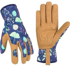 Gants de jardin en cuir imprimés personnalisés, élégants, durables, anti-chimiques, respirants pour femmes, pour le confort et la protection lors de toutes les tâches de jardinage - Product Image 6