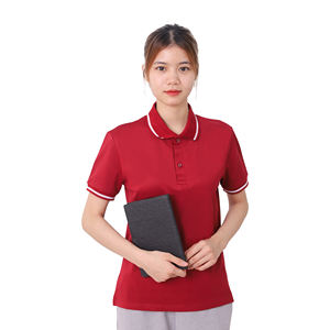 Polo tejido para mujer de fábrica de Vietnam, uniforme con logotipo personalizado para empresa o evento, ropa de trabajo OEM - Product Image 4