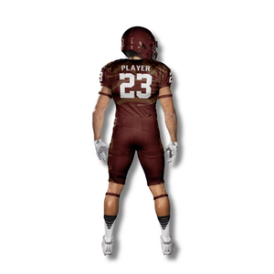 2024 équipe personnalisée uniformes de Football américain jeunesse attirail sergé Sublimation maillot de Football américain ensembles d'uniformes courts - Product Image 6