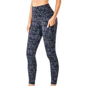 Nuevo diseño personalizado gimnasio entrenamiento Fitness sublimación leggings cintura alta transpirable mujeres Yoga Leggings - Product Image 4