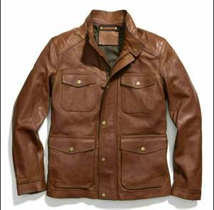 Veste de motard classique sur mesure en gros, veste de moto pour homme, qualité supérieure, cuir véritable, à capuche, motif, saison hivernale - Product Image 4
