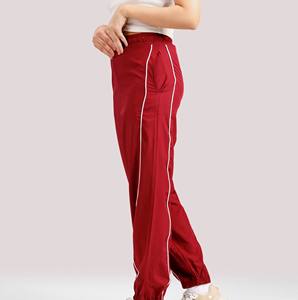 Wholesale <b>Ladies</b> High Waist Wide Leg Cargo Pants <b>Trousers</b> Breathable Cotton Casual Spring Lightweight Women's <b>Trousers</b> Pants - Product Image 2
