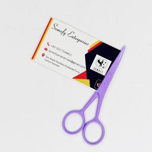 Herramientas profesionales para extensiones de cabello Tijeras de salón de color lavanda de calidad premium hechas de acero inoxidable con etiqueta privada - Product Image 4