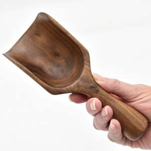 <b>Wooden</b> <b>Salad</b> <b>server</b> Eco-Friendly <b>Salad</b> <b>Server</b> & Serving Spoon with Measuring Handle Dishwasher Safe Kitchen Utensil - Product Image 2