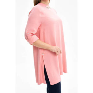 เสื้อคลุมลำลองปักลายปลาแซลมอนผ้าวิสโคส - Product Image 4
