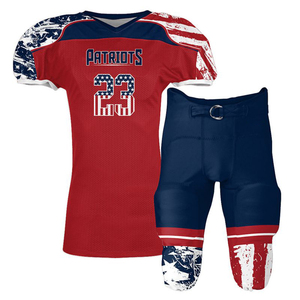 Ensemble d'uniformes de football américain comprenant un maillot qui évacue l'humidité et un pantalon rembourré robuste pour les joueurs de tous niveaux GLOVES - Product Image 6