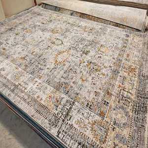 Gabbeh Makine Halisi-Motif abstrait moderne fabriqué à la machine en polyester et en jute pour la décoration du salon et de la chambre des adolescents - Product Image 3