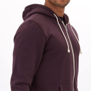 Venta al por mayor de calidad de lujo 100% algodón sudaderas con capucha de gran tamaño Unisex peso pesado invierno Streetwear cremallera larga transpirable de talla grande - Product Image 6