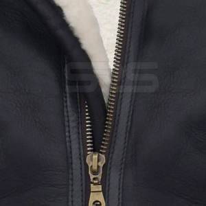 Venta al por mayor último diseño de chaqueta de invierno de los hombres de la mejor calidad de venta superior de los hombres chaqueta de cuero de oveja para la venta en línea - Product Image 5