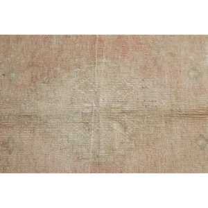 Vintage 3.8x7.3 ft Rug, Area Turkish Rug, <b>Brown</b> Red Abstract <b>Wool</b> Rug - Product Image 5